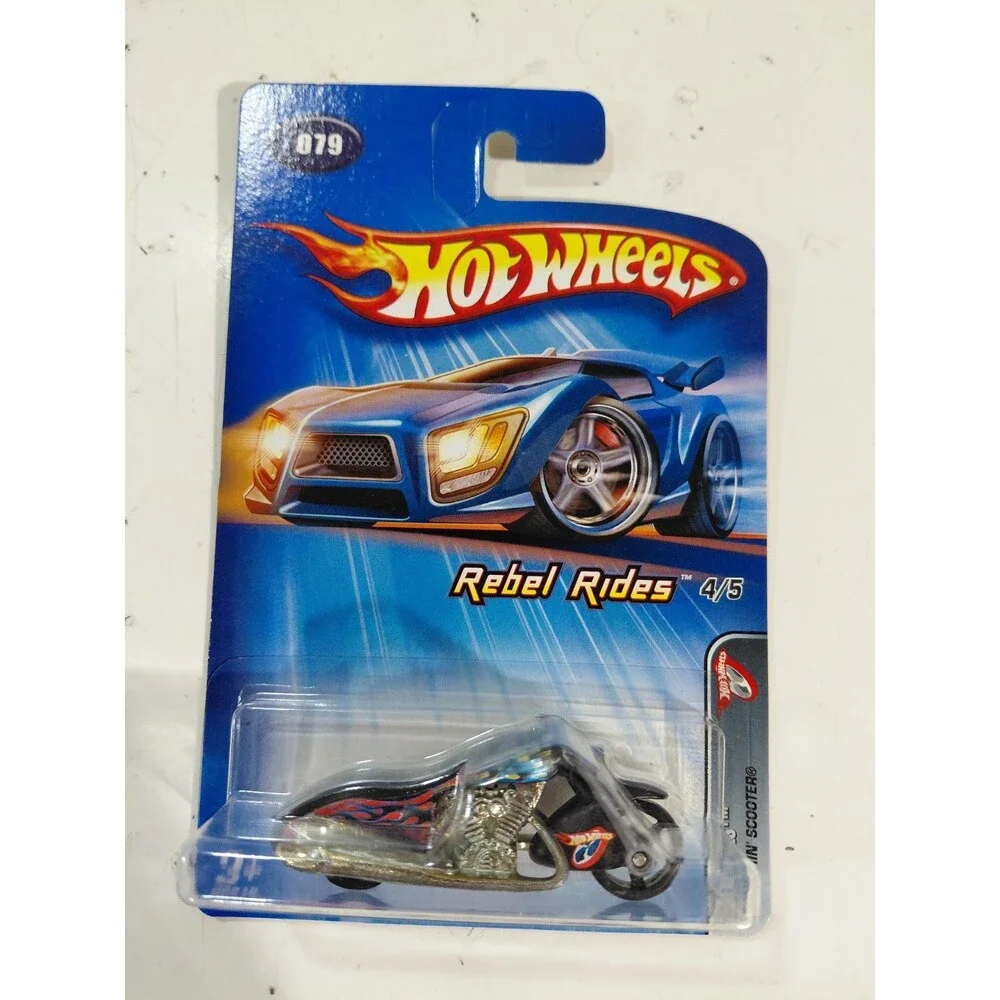 NIP Hot Wheels Rebel Rides 1:64 Die Cast Scorchin' Scooter Motorcycle